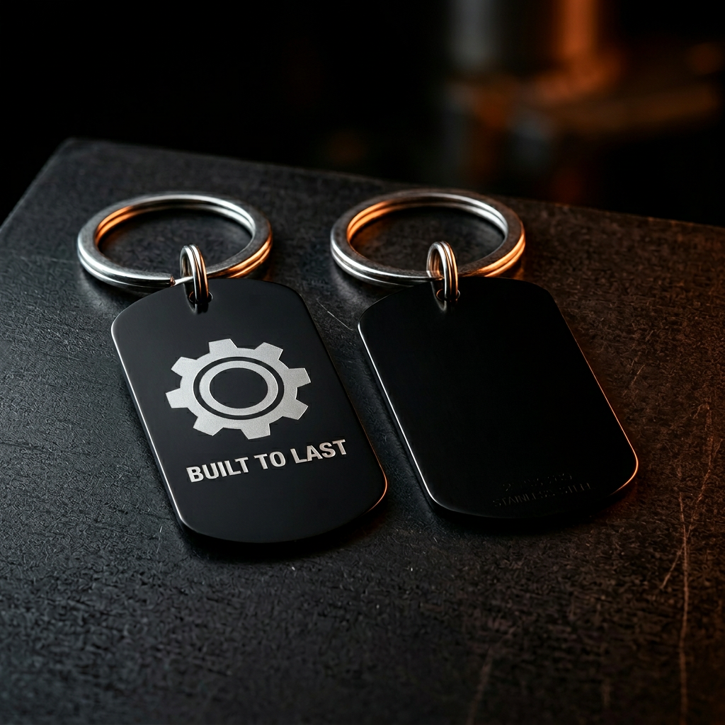 Black Anodized Dog Tags